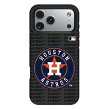Houston Astros Text Backdrop Bump Phone Case for Apple iPhone
