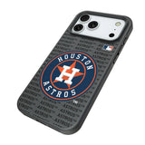 Houston Astros Text Backdrop Bump Phone Case for Apple iPhone