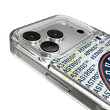 Houston Astros Text Backdrop Glitter Phone Case for Apple iPhone
