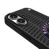 Houston Astros Text Backdrop MagSafe Compatible Phone Case for Apple iPhone