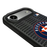 Houston Astros Text Backdrop MagSafe Compatible Phone Case for Apple iPhone