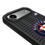 Houston Astros Text Backdrop MagSafe Compatible Phone Case for Apple iPhone