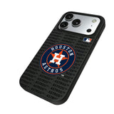 Houston Astros Text Backdrop MagSafe Compatible Phone Case for Apple iPhone