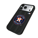 Houston Astros Text Backdrop MagSafe Compatible Phone Case for Apple iPhone