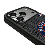 Houston Astros Text Backdrop MagSafe Compatible Phone Case for Apple iPhone