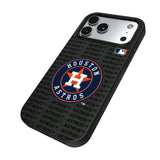 Houston Astros Text Backdrop MagSafe Compatible Phone Case for Apple iPhone