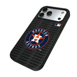Houston Astros Text Backdrop MagSafe Compatible Phone Case for Apple iPhone