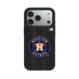 Houston Astros Text Backdrop MagSafe Compatible Phone Case for Apple iPhone
