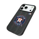 Houston Astros Text Backdrop MagSafe Compatible Phone Case for Apple iPhone