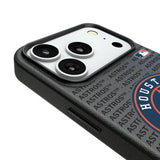Houston Astros Text Backdrop MagSafe Compatible Phone Case for Apple iPhone