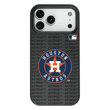 Houston Astros Text Backdrop MagSafe Compatible Phone Case for Apple iPhone