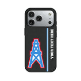 Houston Oilers Historic Collection Personalized Sidebard MagSafe Compatible Phone Case for Apple iPhone