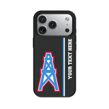 Houston Oilers Historic Collection Personalized Sidebard MagSafe Compatible Phone Case for Apple iPhone