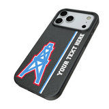 Houston Oilers Historic Collection Personalized Sidebard MagSafe Compatible Phone Case for Apple iPhone