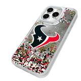 Houston Texans Confetti Glitter Phone Case for Apple iPhone