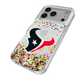 Houston Texans Confetti Glitter Phone Case for Apple iPhone