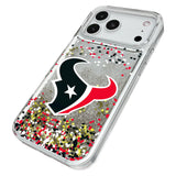 Houston Texans Confetti Glitter Phone Case for Apple iPhone