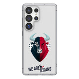 Houston Texans Deco Clear Phone Case for Samsung Galaxy