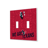 Houston Texans Deco Hidden-Screw Light Switch Plate