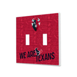Houston Texans Deco Hidden-Screw Light Switch Plate