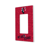 Houston Texans Deco Hidden-Screw Light Switch Plate