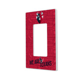 Houston Texans Deco Hidden-Screw Light Switch Plate