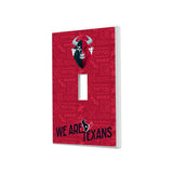 Houston Texans Deco Hidden-Screw Light Switch Plate