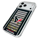 Houston Texans Field Glitter Phone Case for Apple iPhone