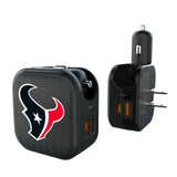 Houston Texans Linen 2 in 1 USB A/C Charger