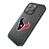 Houston Texans Linen Black Bling Phone Case for Apple iPhone