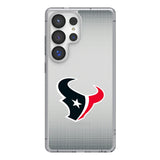 Houston Texans Linen Clear Phone Case for Samsung Galaxy