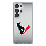 Houston Texans Linen Clear Phone Case for Samsung Galaxy