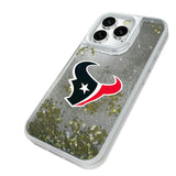 Houston Texans Linen Glitter Phone Case for Apple iPhone