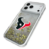 Houston Texans Linen Glitter Phone Case for Apple iPhone