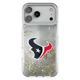 Houston Texans Linen Glitter Phone Case for Apple iPhone