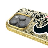 Houston Texans Paisley Bling Phone Case for Apple iPhone
