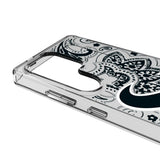 Houston Texans Paisley Clear Phone Case for Samsung Galaxy