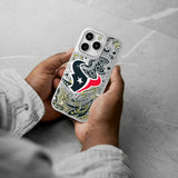 Houston Texans Paisley Glitter Phone Case for Apple iPhone