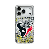 Houston Texans Paisley Glitter Phone Case for Apple iPhone