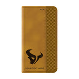Houston Texans Personalized Burn Folio Phone Case for Samsung Galaxy