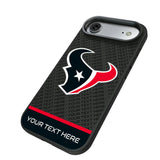 Houston Texans Personalized EndZone Plus Bump Phone Case for Apple iPhone