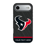 Houston Texans Personalized EndZone Plus Bump Phone Case for Apple iPhone 17 Series