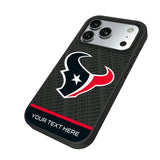 Houston Texans Personalized EndZone Plus Bump Phone Case for Apple iPhone