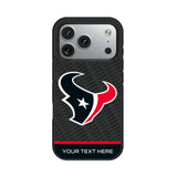 Houston Texans Personalized EndZone Plus Bump Phone Case for Apple iPhone