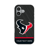 Houston Texans Personalized EndZone Plus Bump Phone Case for Apple iPhone 17 Series