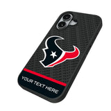 Houston Texans Personalized EndZone Plus Bump Phone Case for Apple iPhone