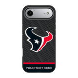 Houston Texans Personalized EndZone Plus Bump Phone Case for Apple iPhone