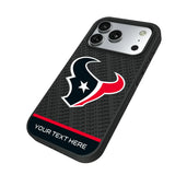 Houston Texans Personalized EndZone Plus Bump Phone Case for Apple iPhone