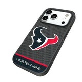 Houston Texans Personalized EndZone Plus Bump Phone Case for Apple iPhone