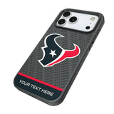 Houston Texans Personalized EndZone Plus Bump Phone Case for Apple iPhone